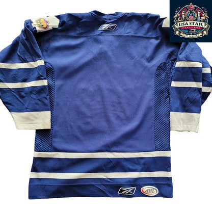 Reebok Toronto Marlies Jersey Youth Large - Men’s Large Navy Blue Hockey T-Shirt AHL Team Gear - USASTARFASHION