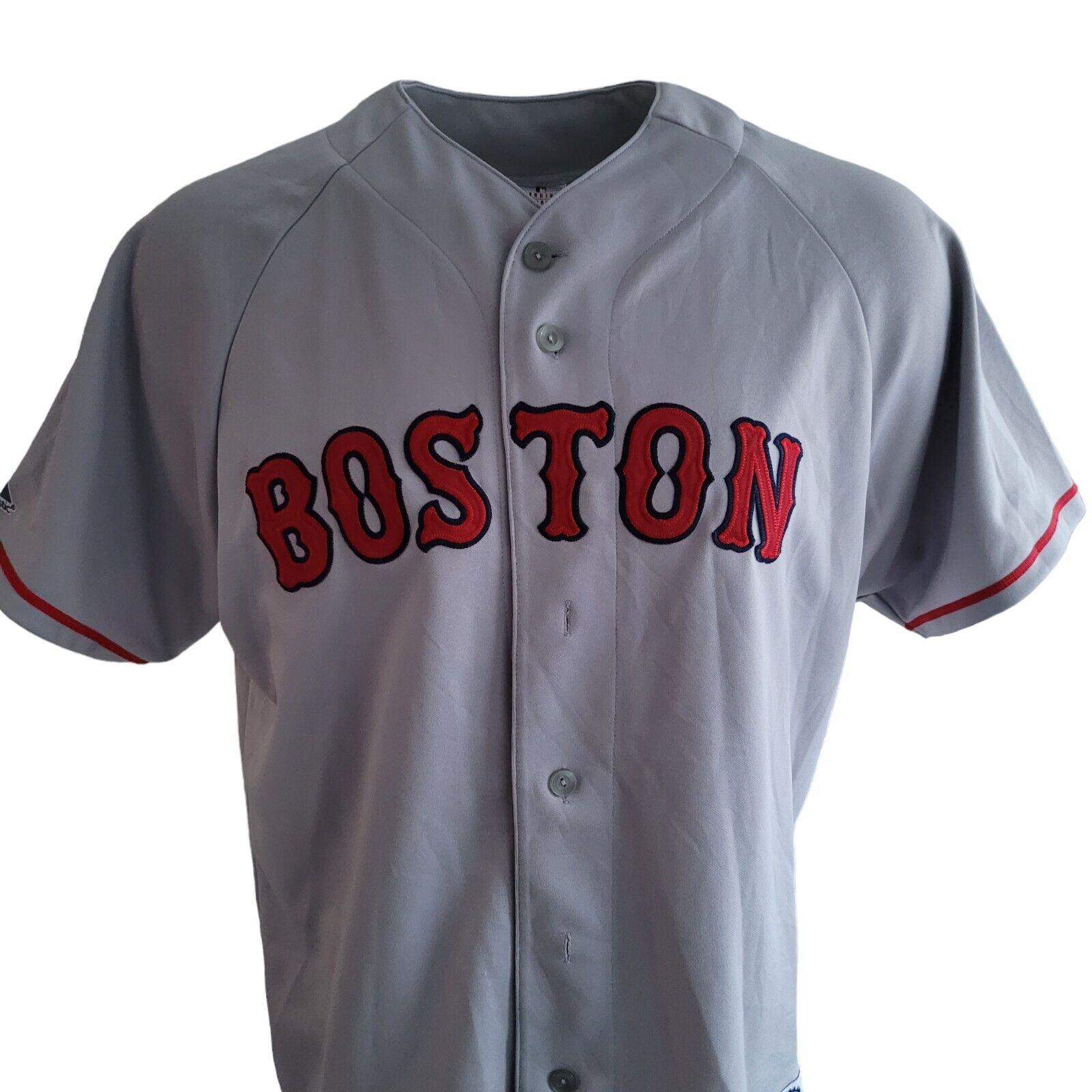 Pedro Martínez #45 Red Sox Majestic MLB Baseball Jersey | XL Men's Size-USASTARFASHION