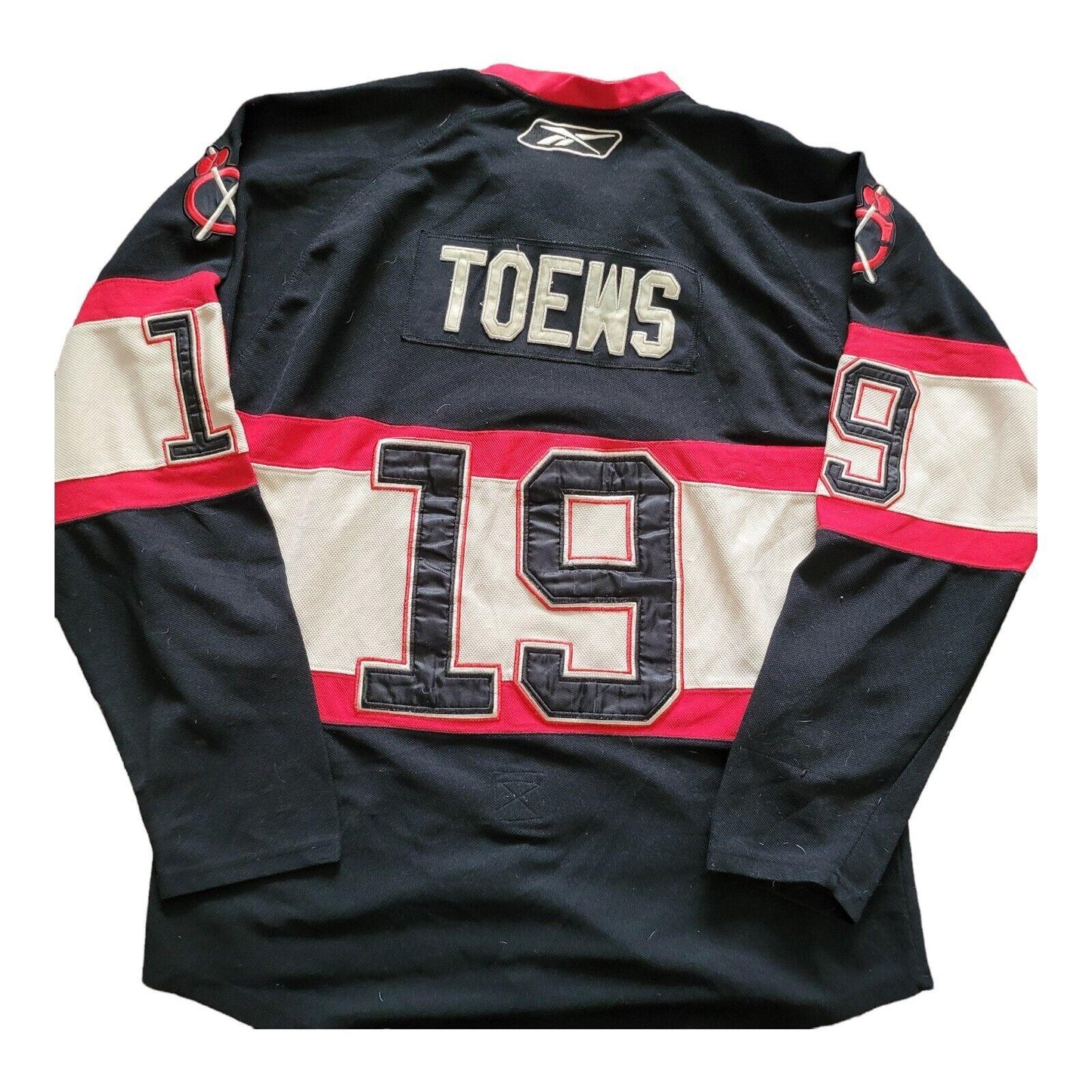 NHL Chicago Blackhawks Jonathan Toews #19 Jersey Size 54 Large Black-USASTARFASHION