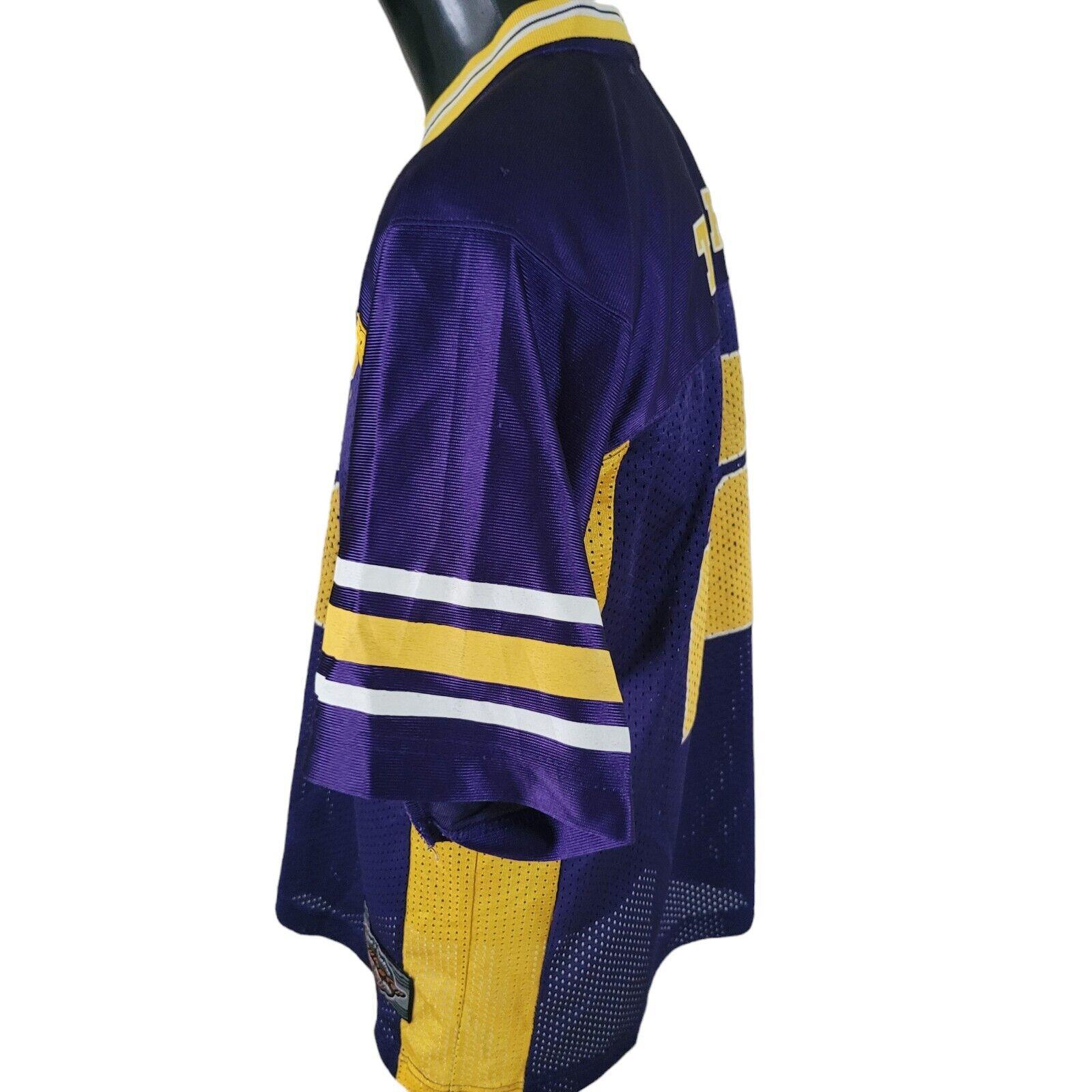 LSU Tigers Vintage Jersey in Vibrant Purple - Size S, Comfortable Jersey Fabric & Customizable-USASTARFASHION