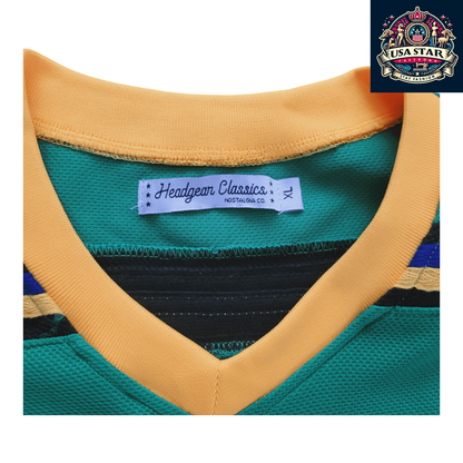 Charlie Conway Hockey Jersey 96 Mighty Ducks 1992 Green XL | Durable Breathable Fabric - USASTARFASHION