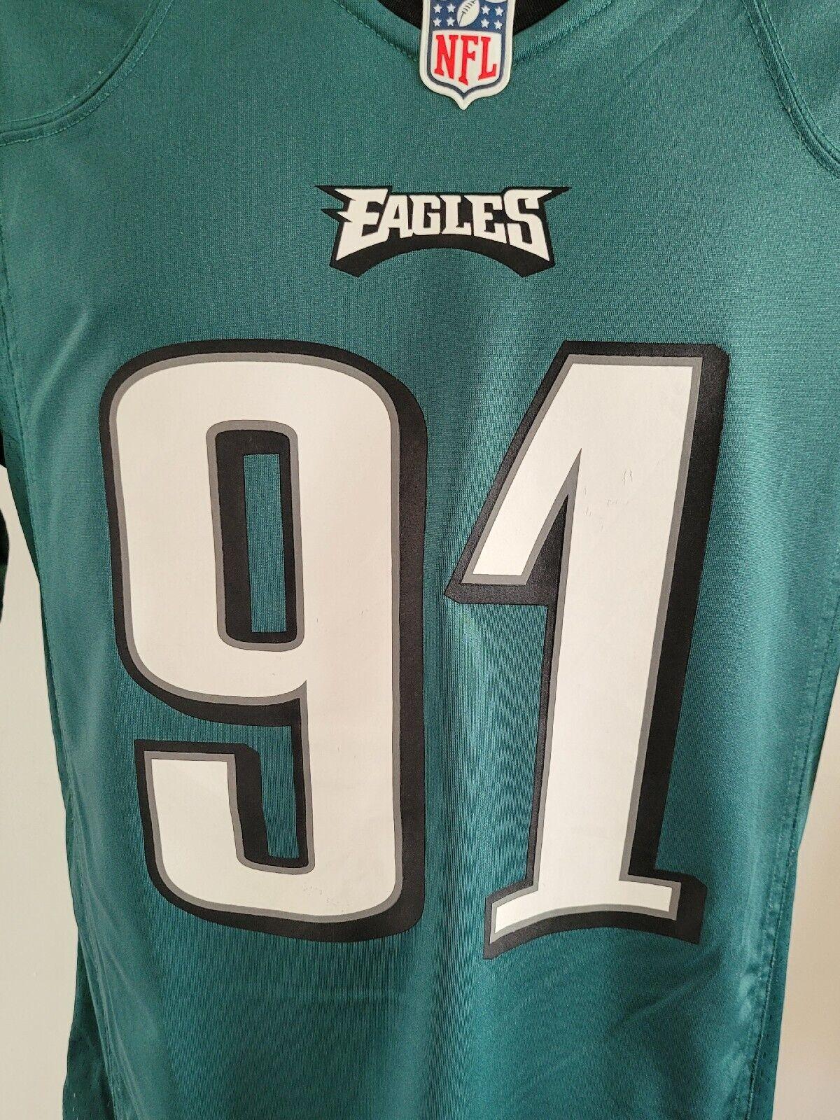 Nike NFL On Field Jersey #91 Fletcher Cox Philadelphia Eagles - Size M-USASTARFASHION