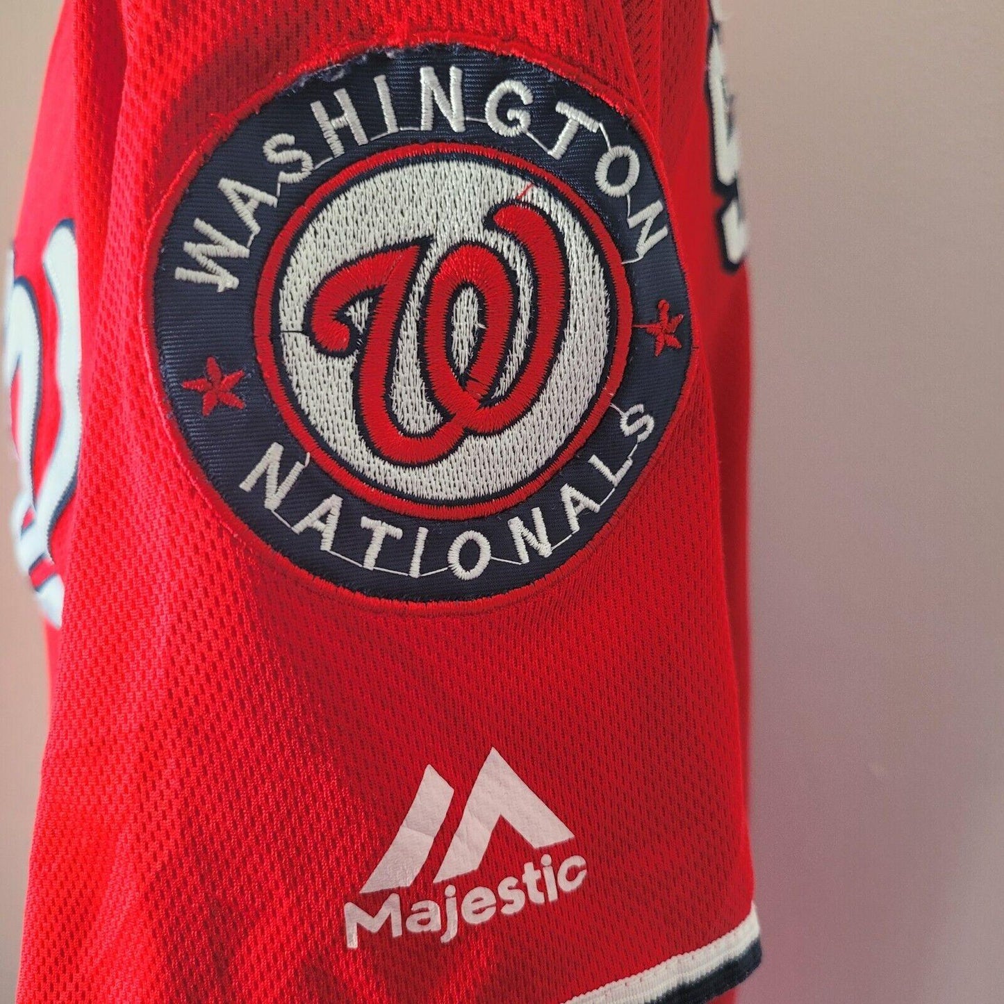 Washington Nationals Strasburg #37 Baseball Jersey by Majestic - Size 44-USASTARFASHION