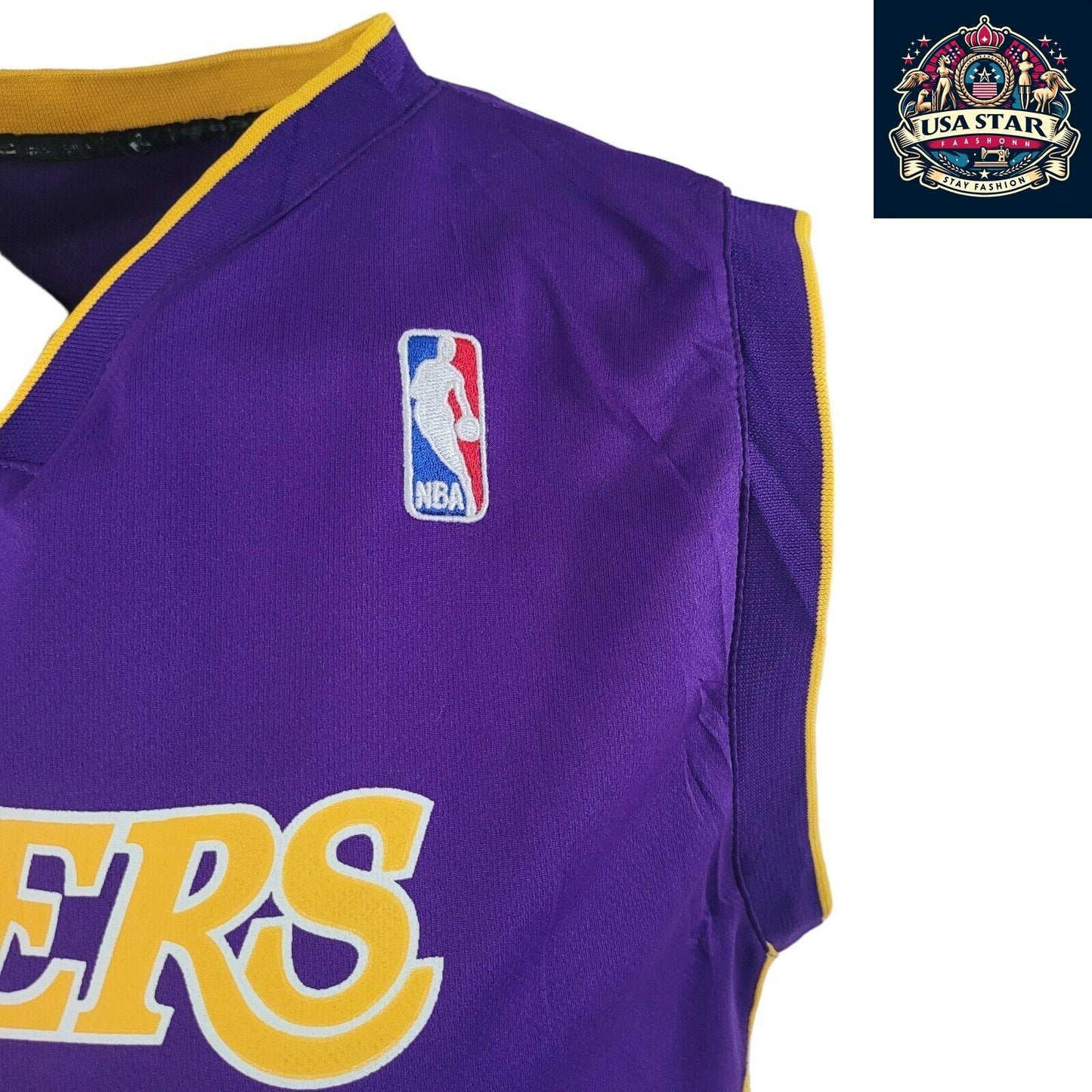 Adidas NBA Lakers Gasol No. 16 Purple Vest Jersey for Youth (18-20) & Adults S/M - USASTARFASHION