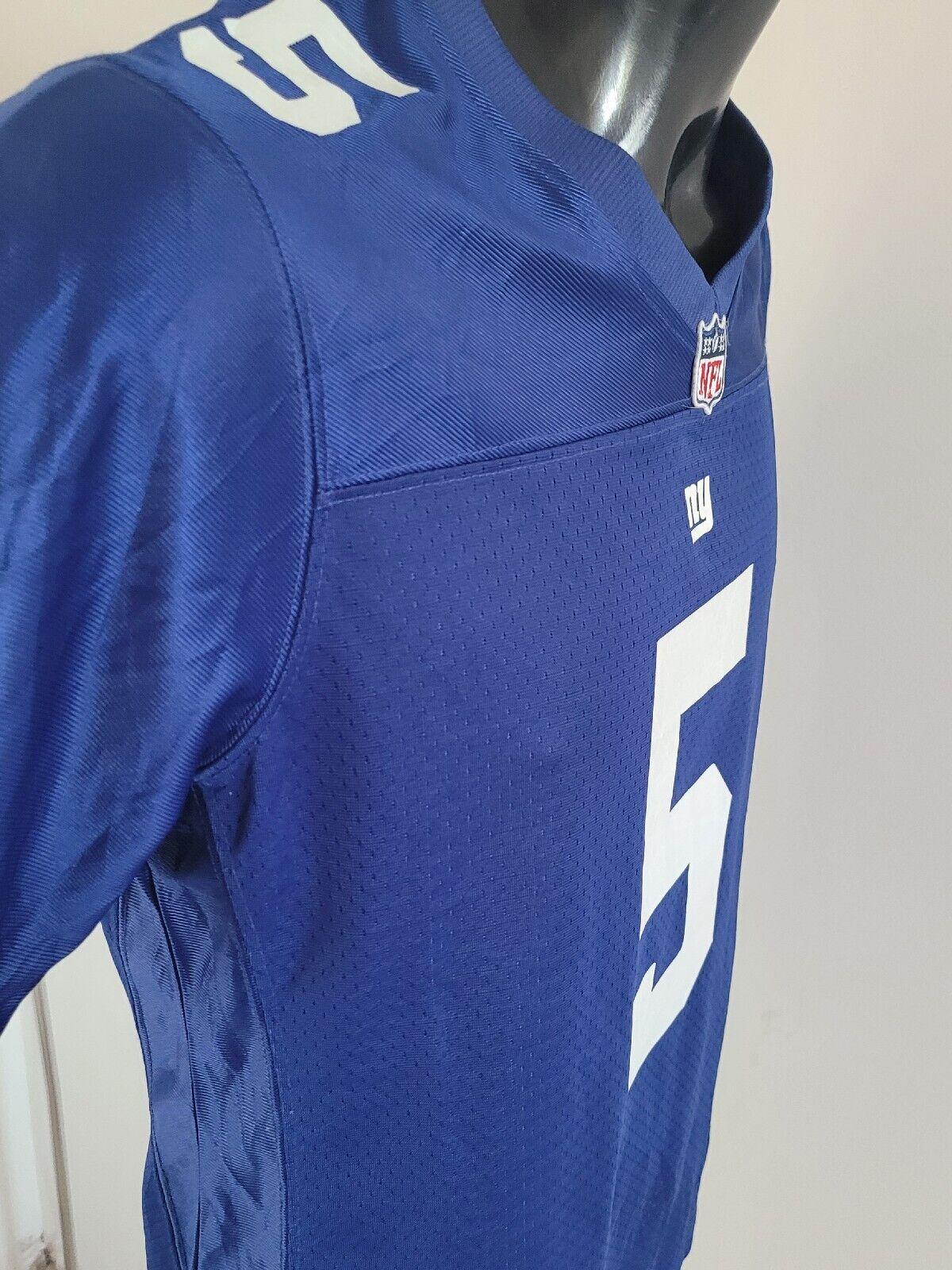 New York Giants Weatherford #5 Authentic Replica Jersey - Men's Sizes-USASTARFASHION