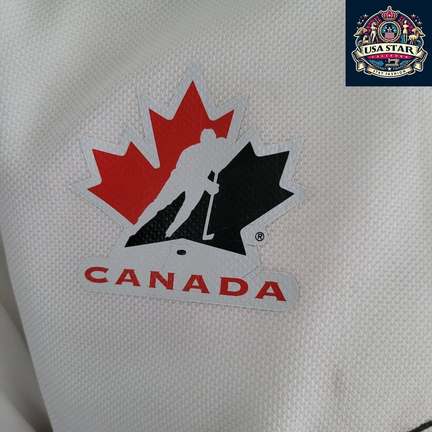 FORCE McDONALD Adult Size M Swansea Hockey Jersey with Team Canada Logos, Comfortable Fit - USASTARFASHION