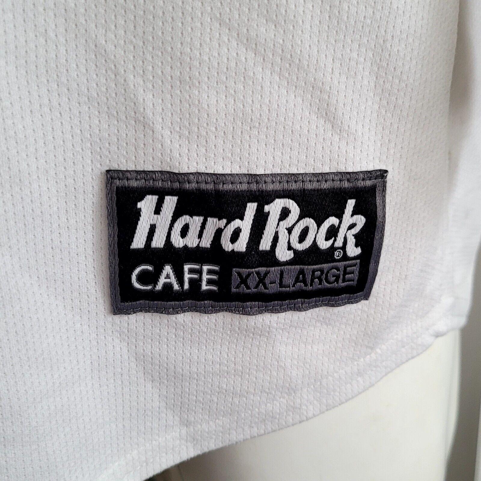 Vintage Hard Rock Cafe Baltimore Baseball Jersey XXL Embroidered Logo & Nylon Fabric-USASTARFASHION