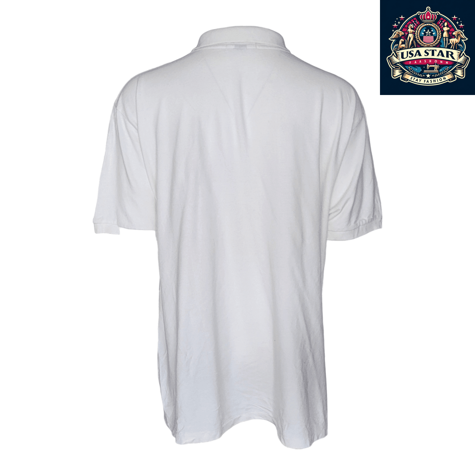 Polo Ralph Lauren 3XL Polo Shirt - Classic Fit, 100% Cotton, White with Embroidered Logo USASTARFASHION