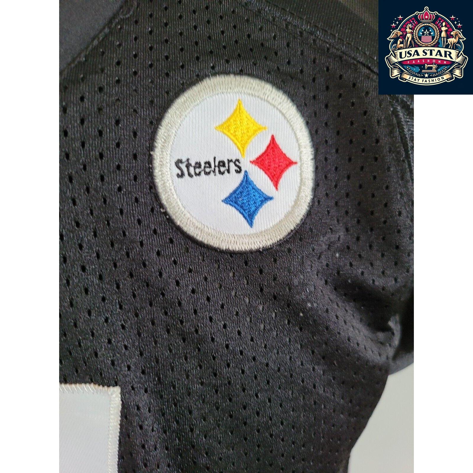 Pittsburgh Steelers Youth Jersey #7 Ben Roethlisberger Large 14/16 - Comfortable, Stylish, Iconic Design - USASTARFASHION