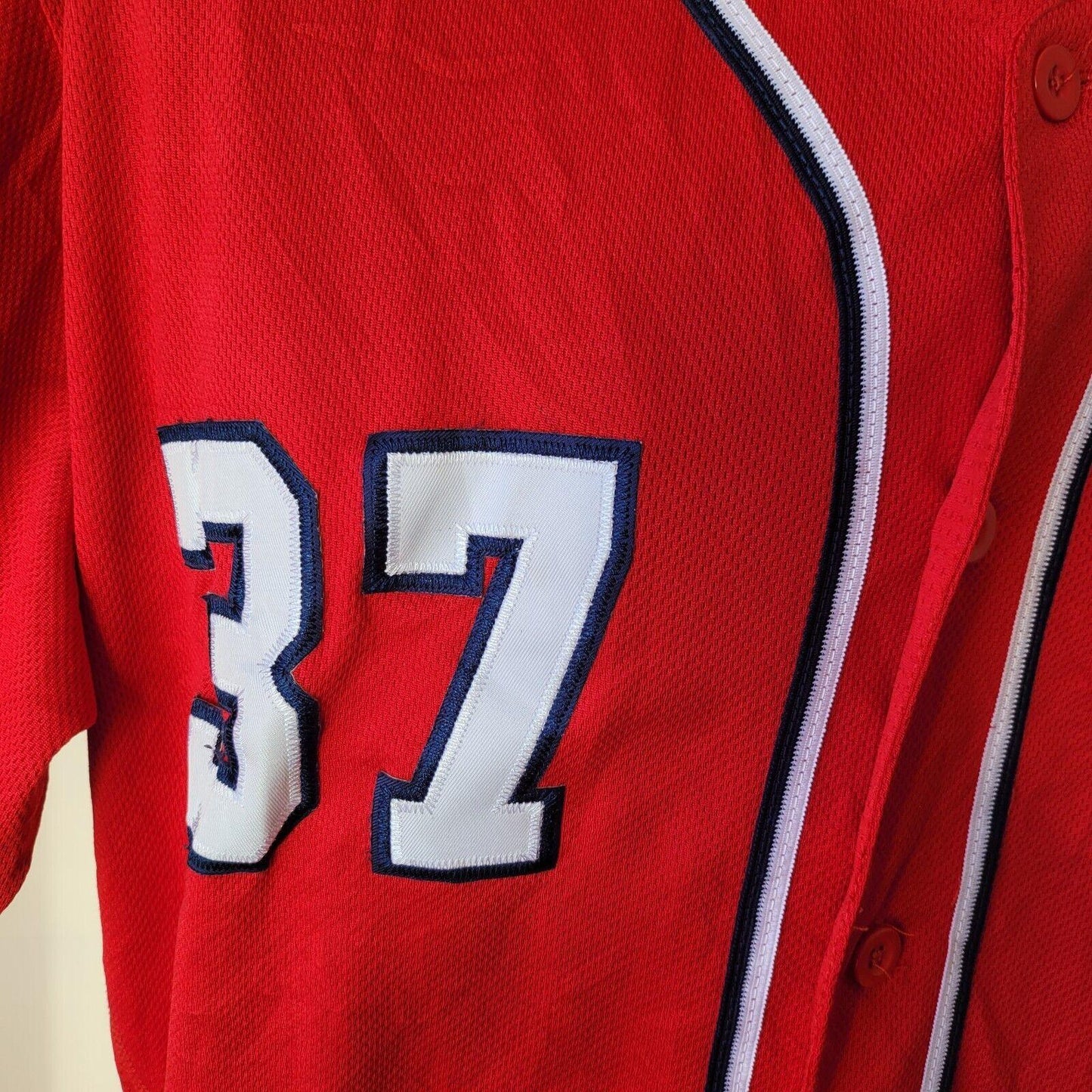 Washington Nationals Strasburg #37 Baseball Jersey by Majestic - Size 44-USASTARFASHION