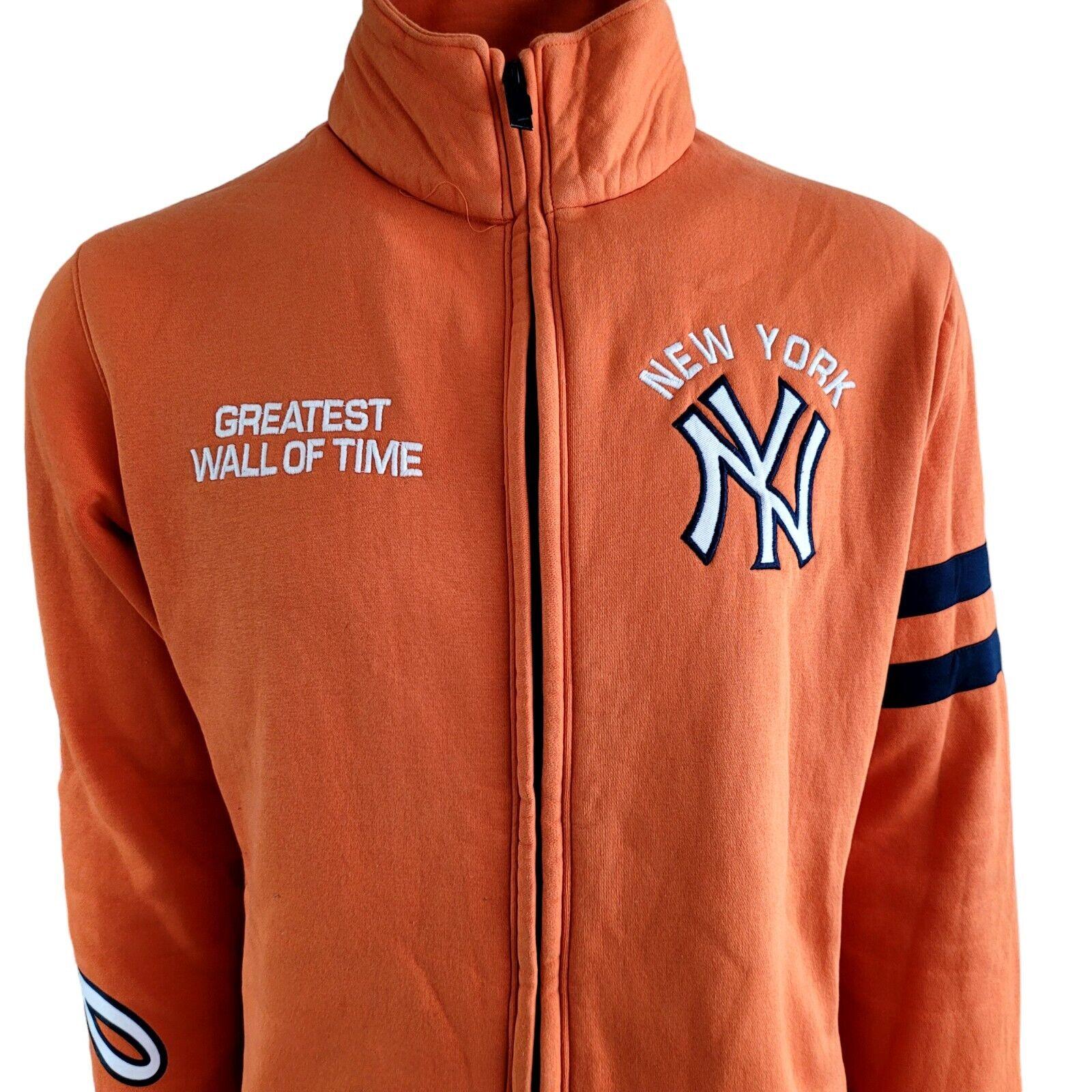 Nike New York Yankees Hoodie Sweatshirt - Orange XXL, Used-USASTARFASHION