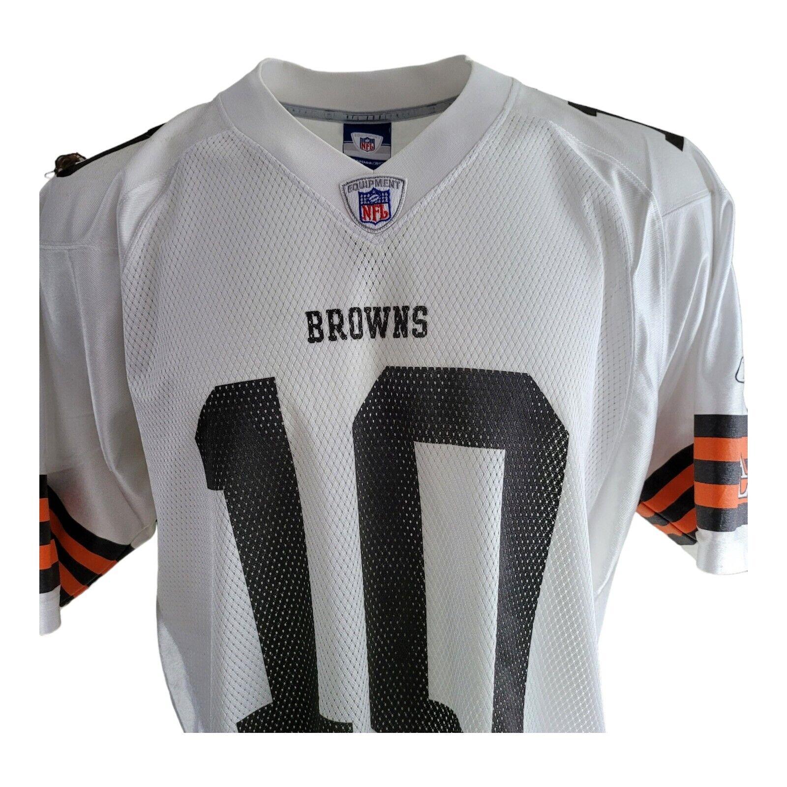 Reebok NFL Cleveland Browns #10 Quinn Gridiron Jersey - Size L-USASTARFASHION