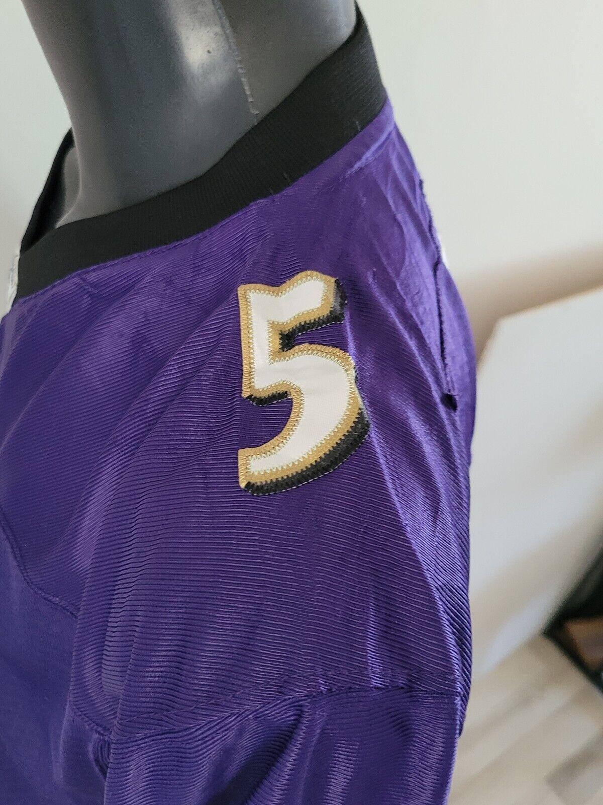 Baltimore Ravens NFL Jersey Flacco #5 Youth XL Purple Reebok - Officially Licensed-USASTARFASHION