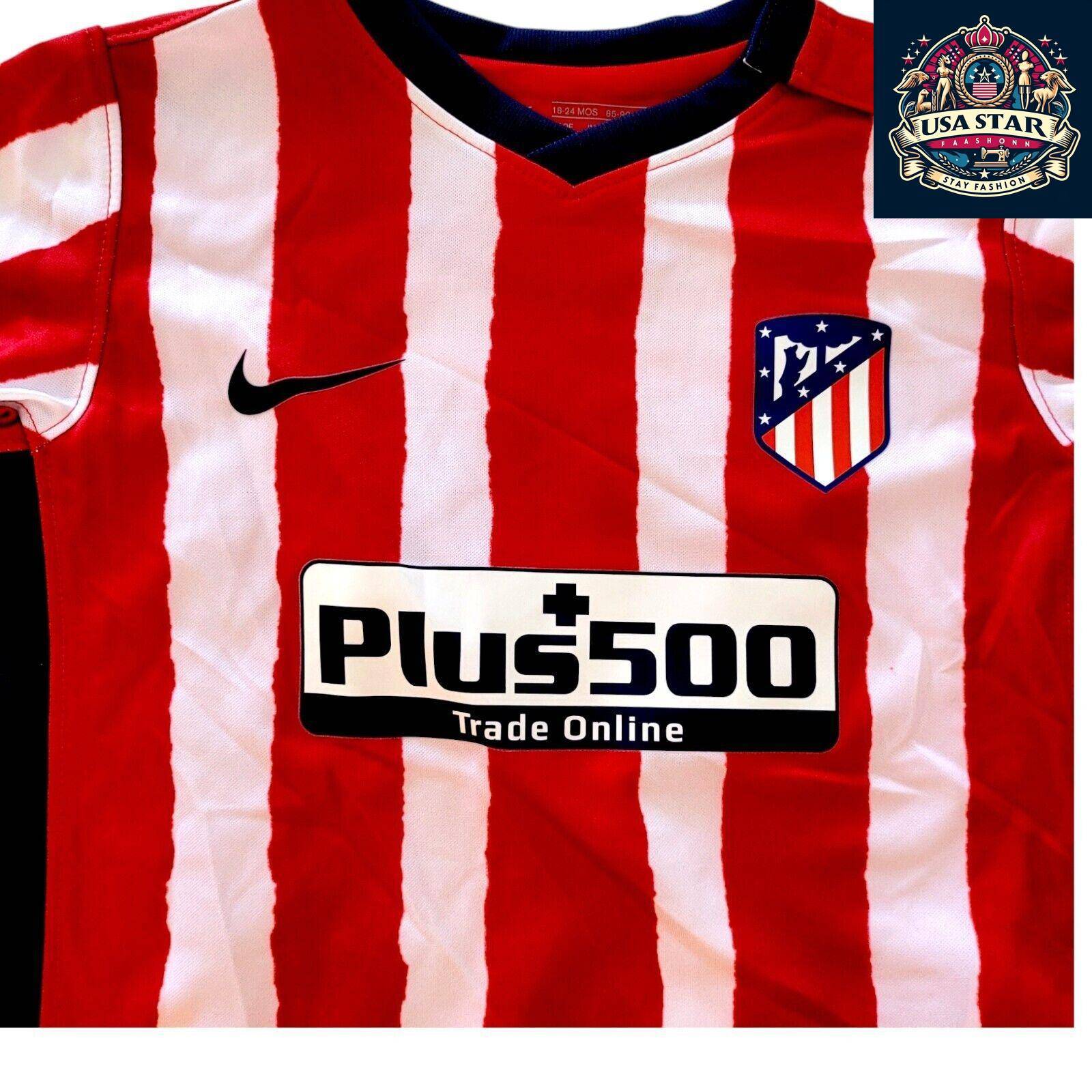 Nike Atlético Madrid Infant Jersey 2020/21 Dri-FIT Personalized Alex #10 Size 18-24M - USASTARFASHION