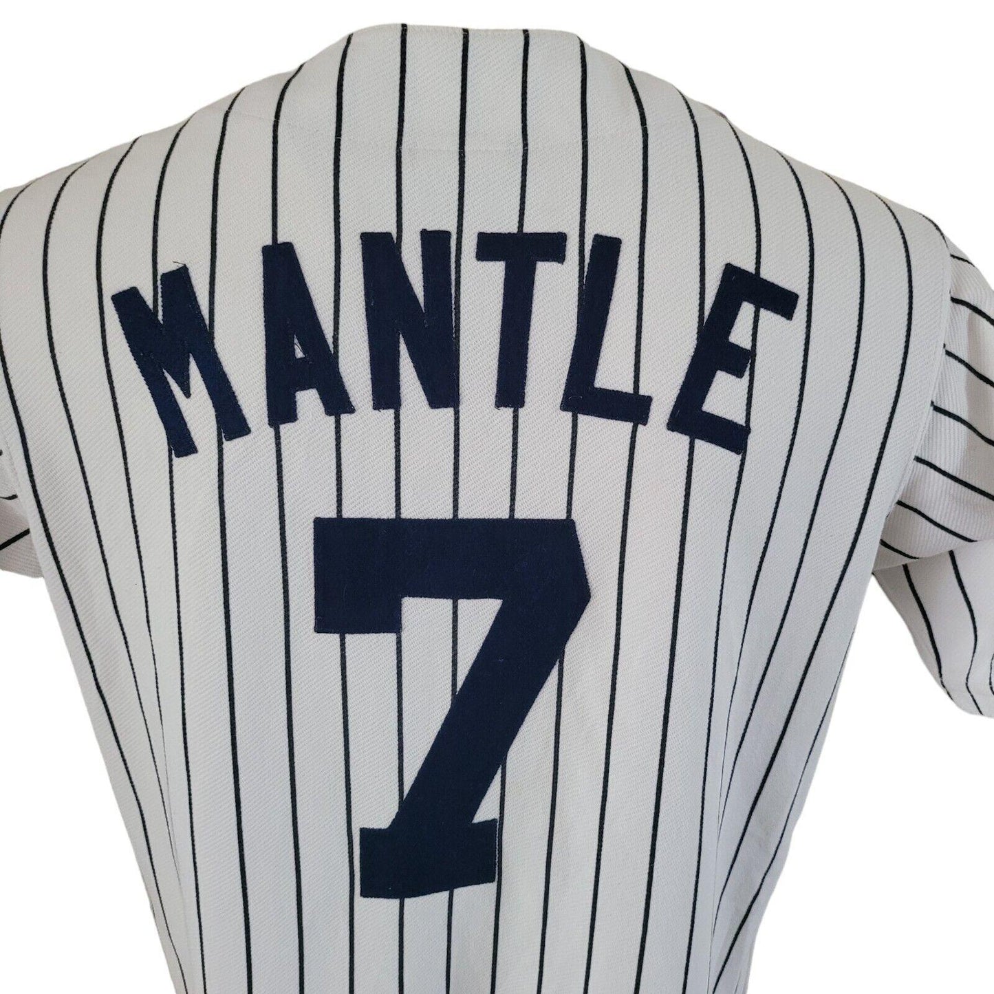 New York Yankees #7 Mickey Mantle Jersey Cooperstown Collection Size M-USASTARFASHION