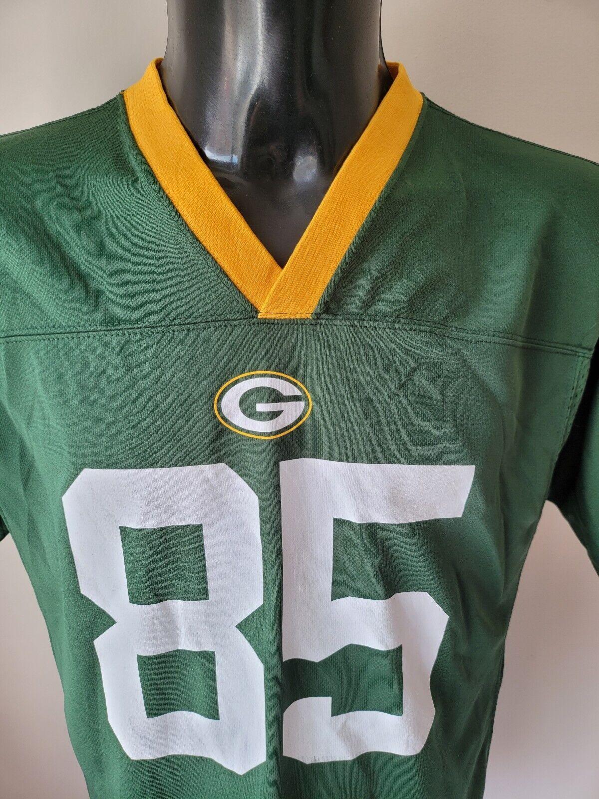 Green Bay Packers #85 Greg Jennings Men's Authentic NFL Jersey -  Iconic Team Colors-USASTARFASHION