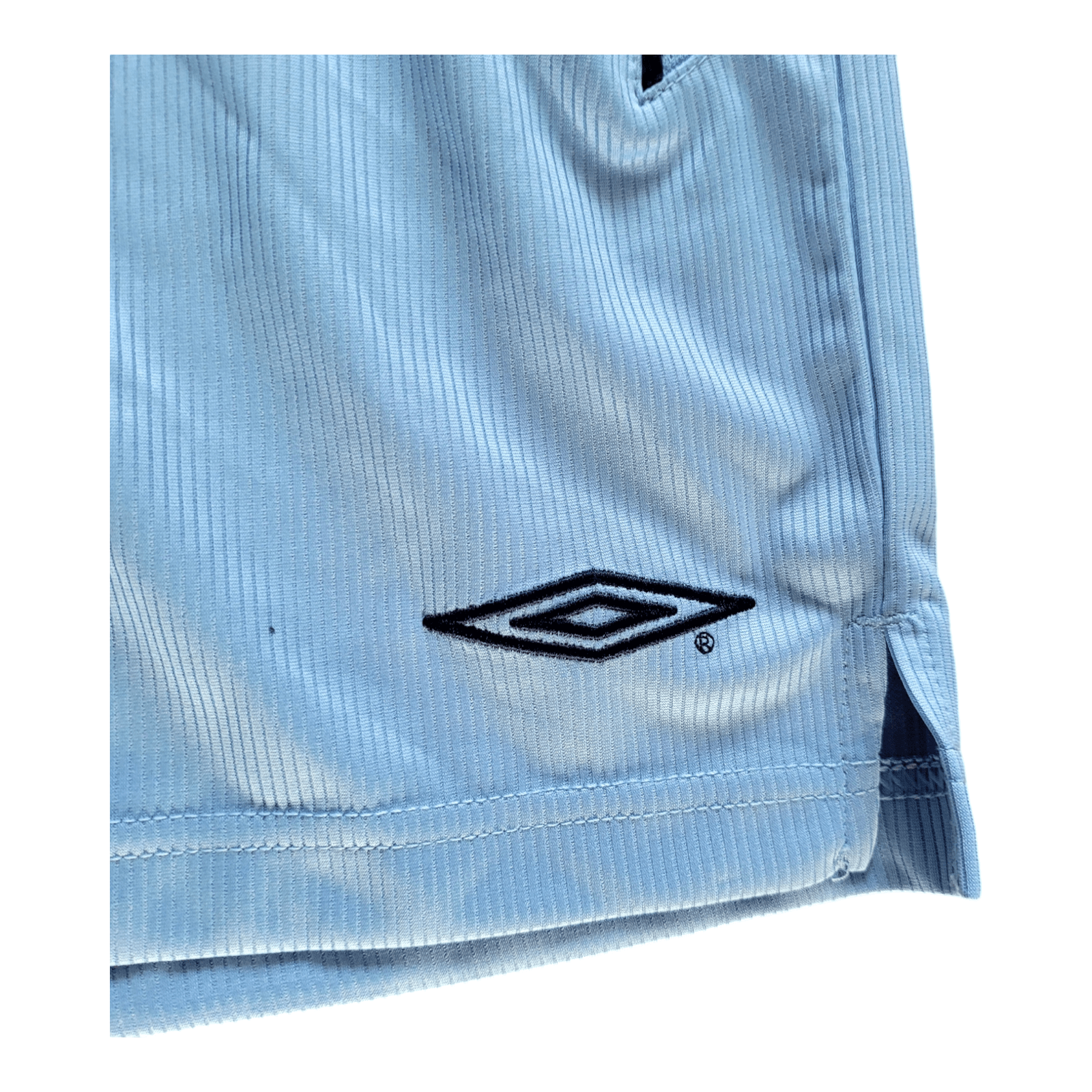 Umbro GB Light Blue Polyester Shorts - Men's Large (LM)