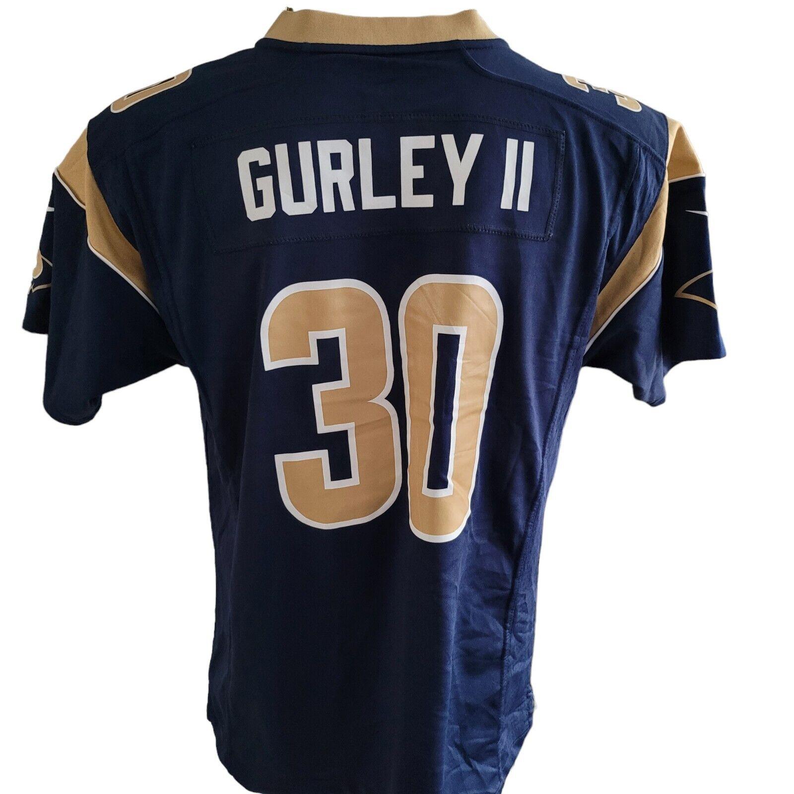 NFL Los Angeles Rams Youth XL Adult #30 Gurley II Game Jersey-USASTARFASHION