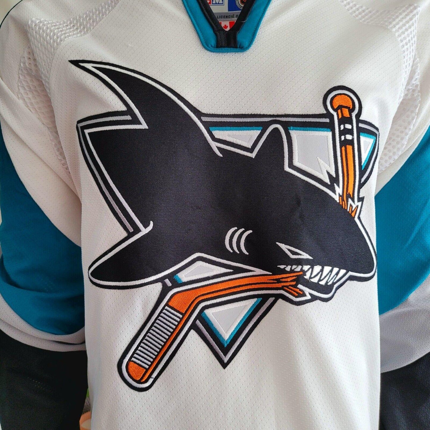 San Jose Sharks Rob Davison Signed Jersey - CCM Authentic NHL Memorabilia XL-USASTARFASHION