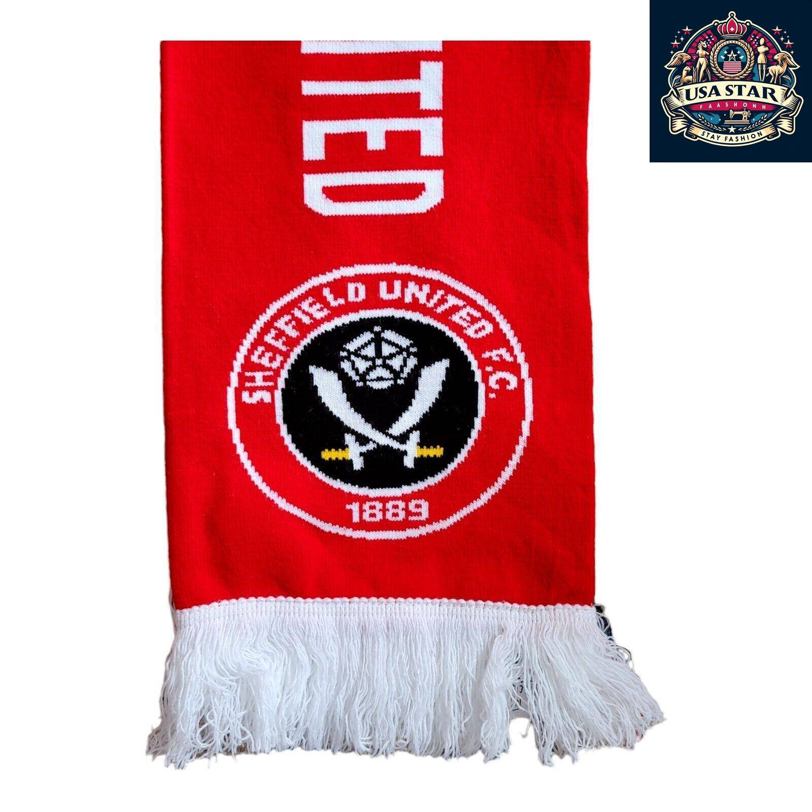 Sheffield United Scarf Vs Manchester City FA Cup Semi-Final Wembley 2023 Collector's Item - USASTARFASHION