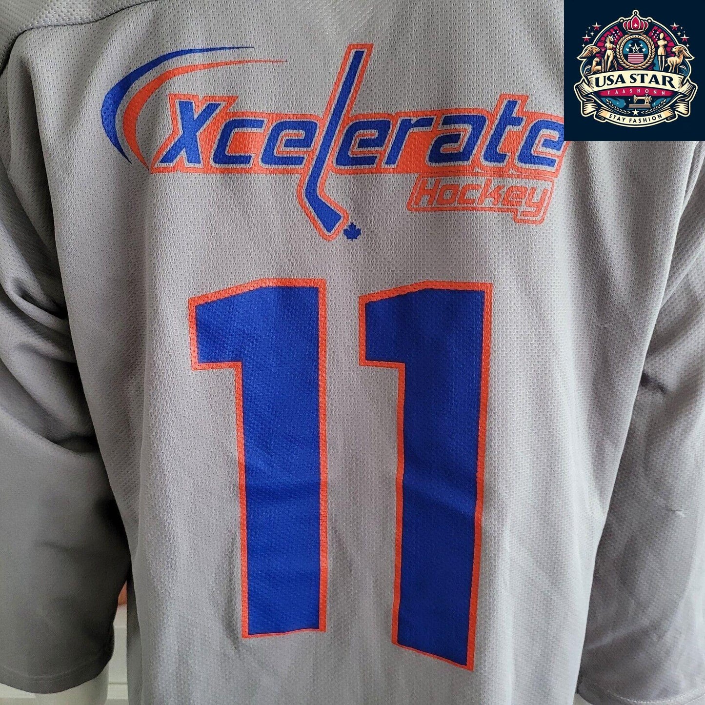 Vintage Kobe EXCELERATE Hockey Jersey Size S - 100% Polyester, Classic Retro Design, Excellent Condition - USASTARFASHION