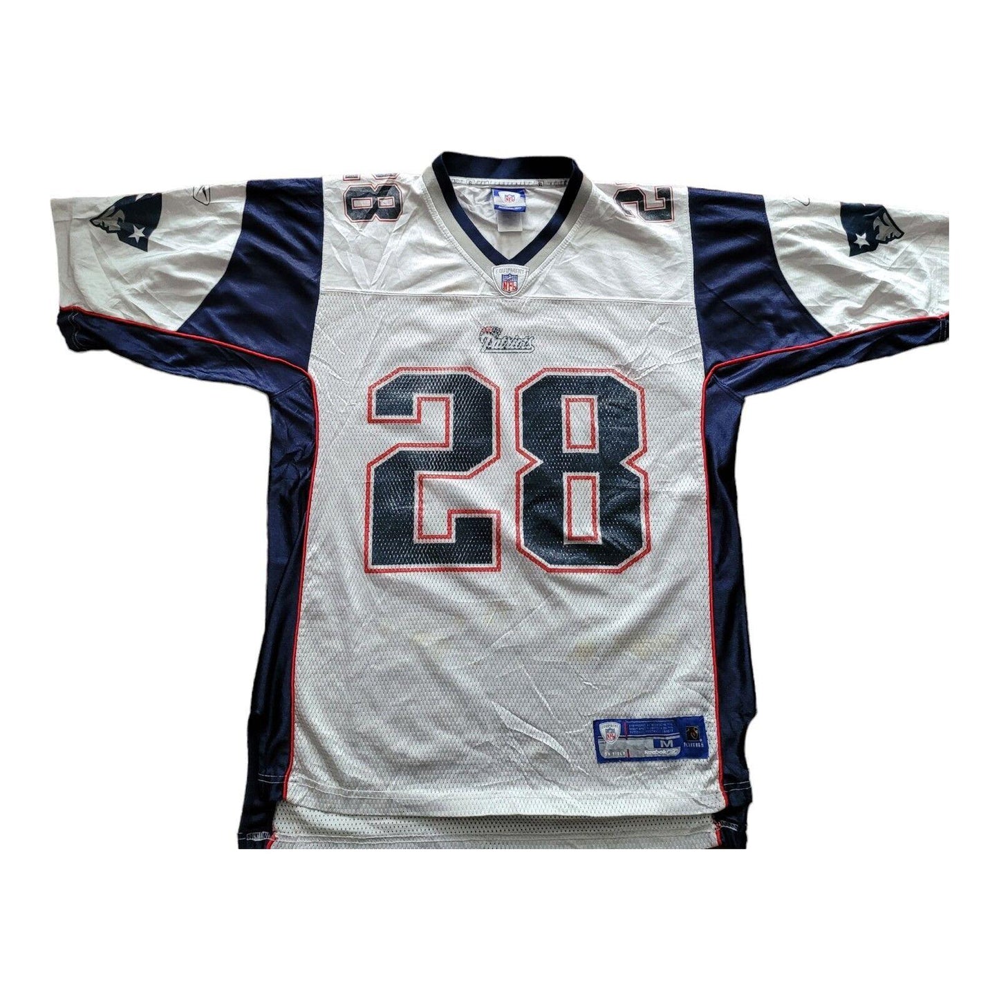 New England Patriots Reebok Dillon #28 NFL Jersey - Size M - Authentic Replica with Comfort Fit-USASTARFASHION