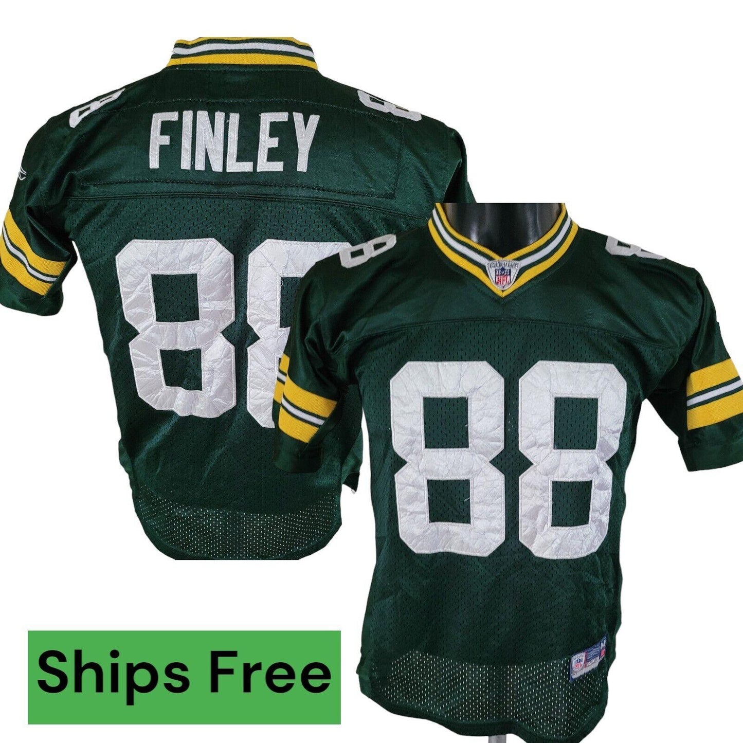 Green Bay Packers Jermichael Finley #88 Youth Jersey - Size M (12-14)-USASTARFASHION