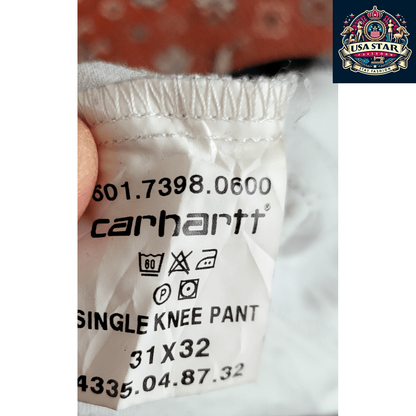 Carhartt W31 Single Knee Black Denim Jorts, Reworked, Used Condition, Stylish & Durable Summer Shorts - USASTARFASHION