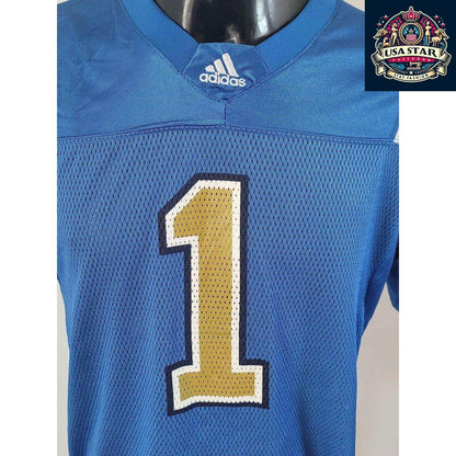 Adidas Colts Jersey Youth 14-16 Years Blue V-Neck, Durable Fabric, Authentic Team Details - USASTARFASHION