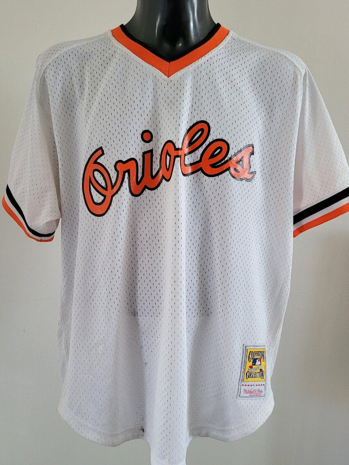 Baltimore Orioles #8 Cal Ripken Jr. 1985 Cooperstown XL Jersey by Mitchell & Ness-USASTARFASHION