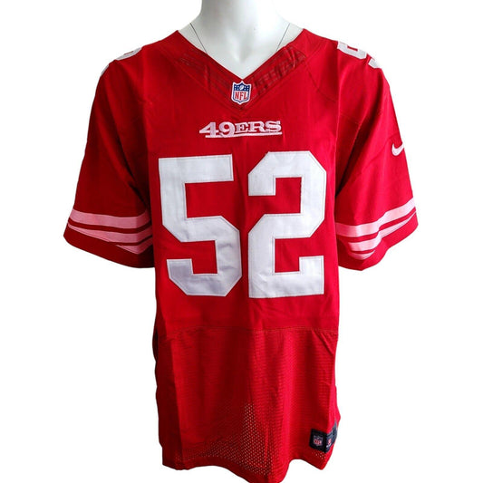 NFL San Francisco 49ers Patrick Willis #52 Jersey - Nike Men's Size 48 (M/L)-USASTARFASHION