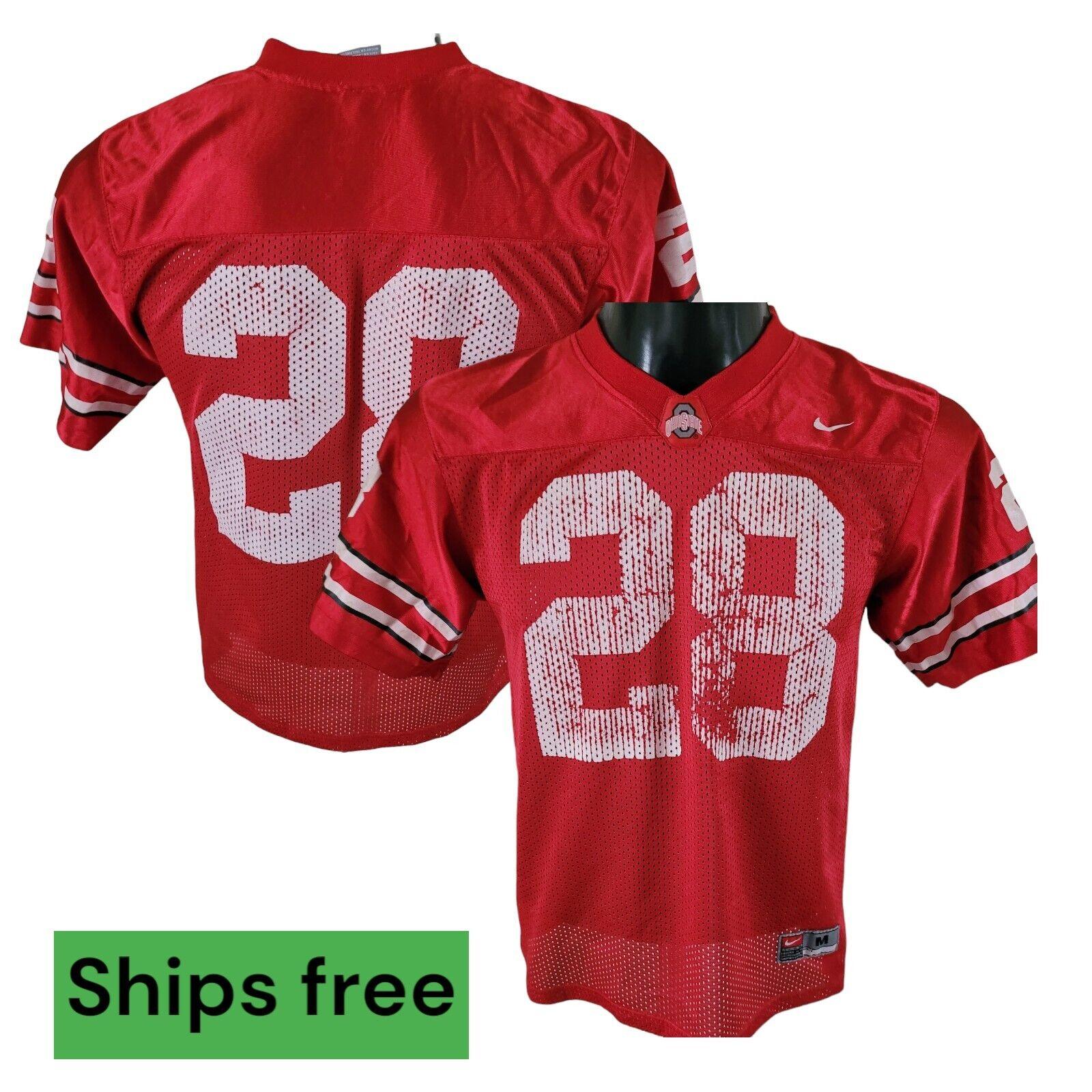 Ohio State #28 Youth Football Jersey - Official Logo & Premium Materials - Size L-USASTARFASHION