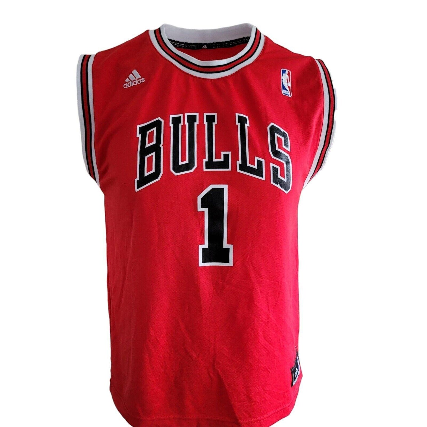 Chicago Bulls NBA Red Basketball Swingman Jersey #1 - Authentic adidas Rose-USASTARFASHION