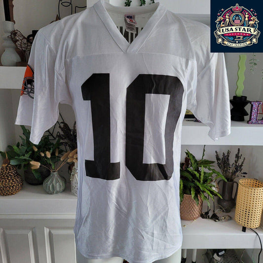 Cleveland Browns Jersey #10 Quinn Heritage Gridiron - Size M, Authentic & Comfortable Design - USASTARFASHION