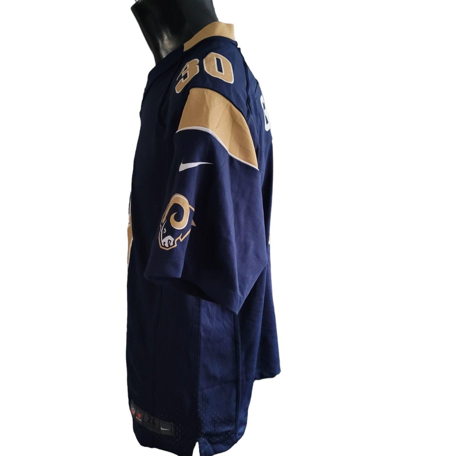 NFL Los Angeles Rams Youth XL Adult #30 Gurley II Game Jersey-USASTARFASHION