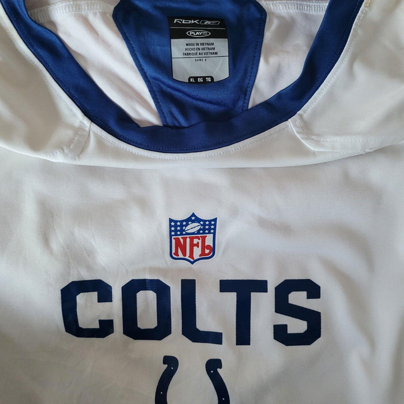 Indianapolis Colts NFL Jersey Reebok XL Men's - Official Team Gear-USASTARFASHION