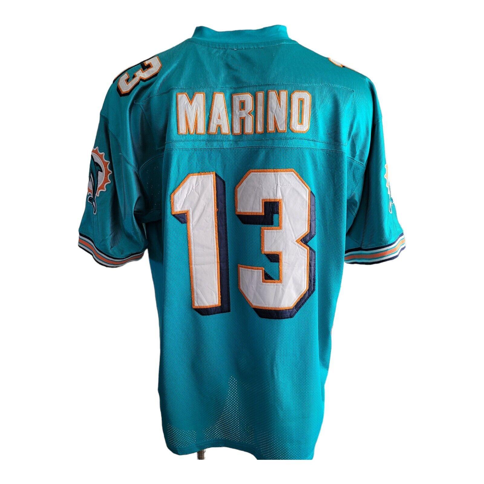 Miami Dolphins Dan Marino #13 Throwbacks Jersey Size 54 (XL)-USASTARFASHION