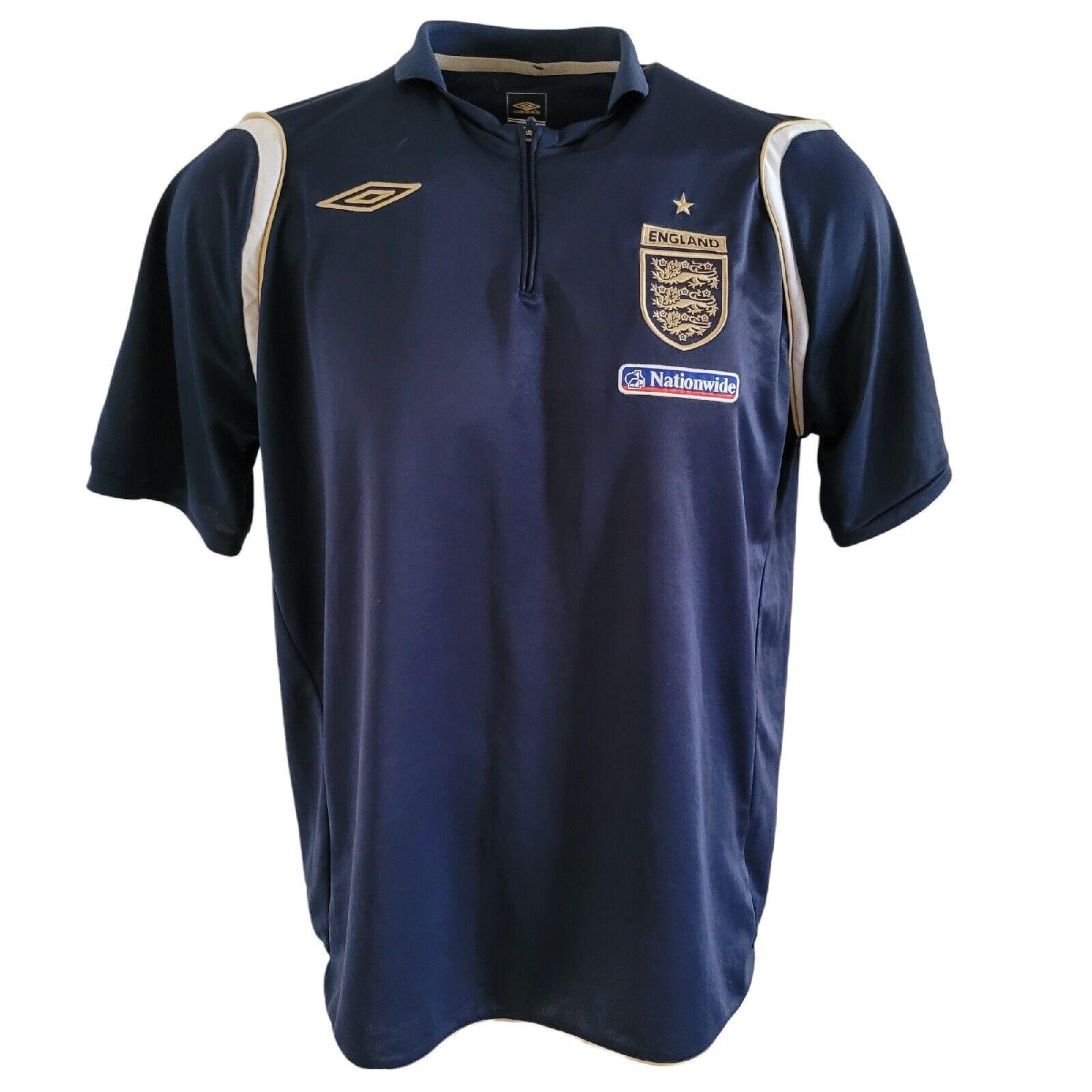 Umbro England XL Top: Authentic Vintage Grade A Soccer Jersey-USASTARFASHION