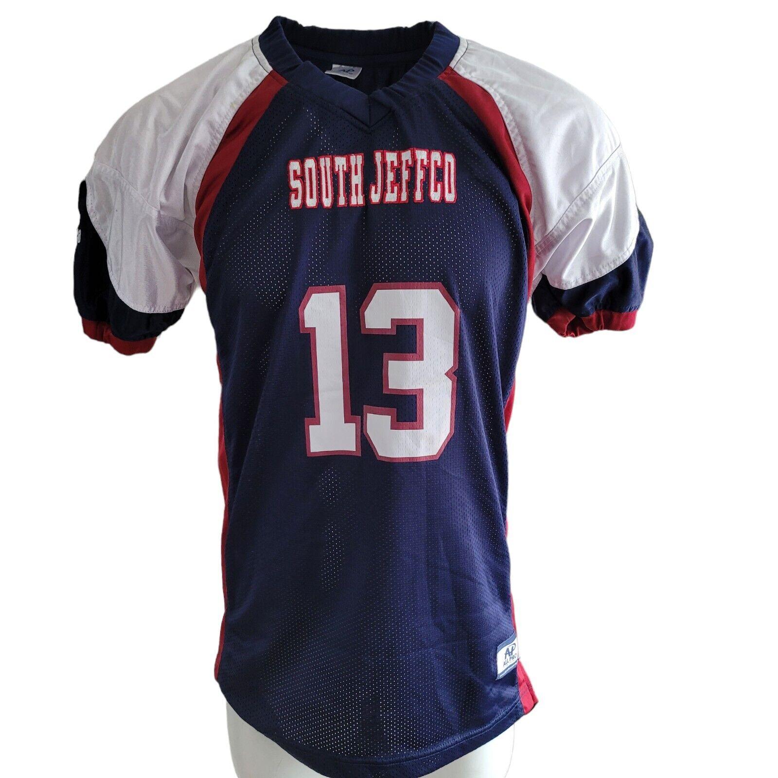 South Jeffco Falcons #13 Adult Football Jersey - Official Team Logo-USASTARFASHION