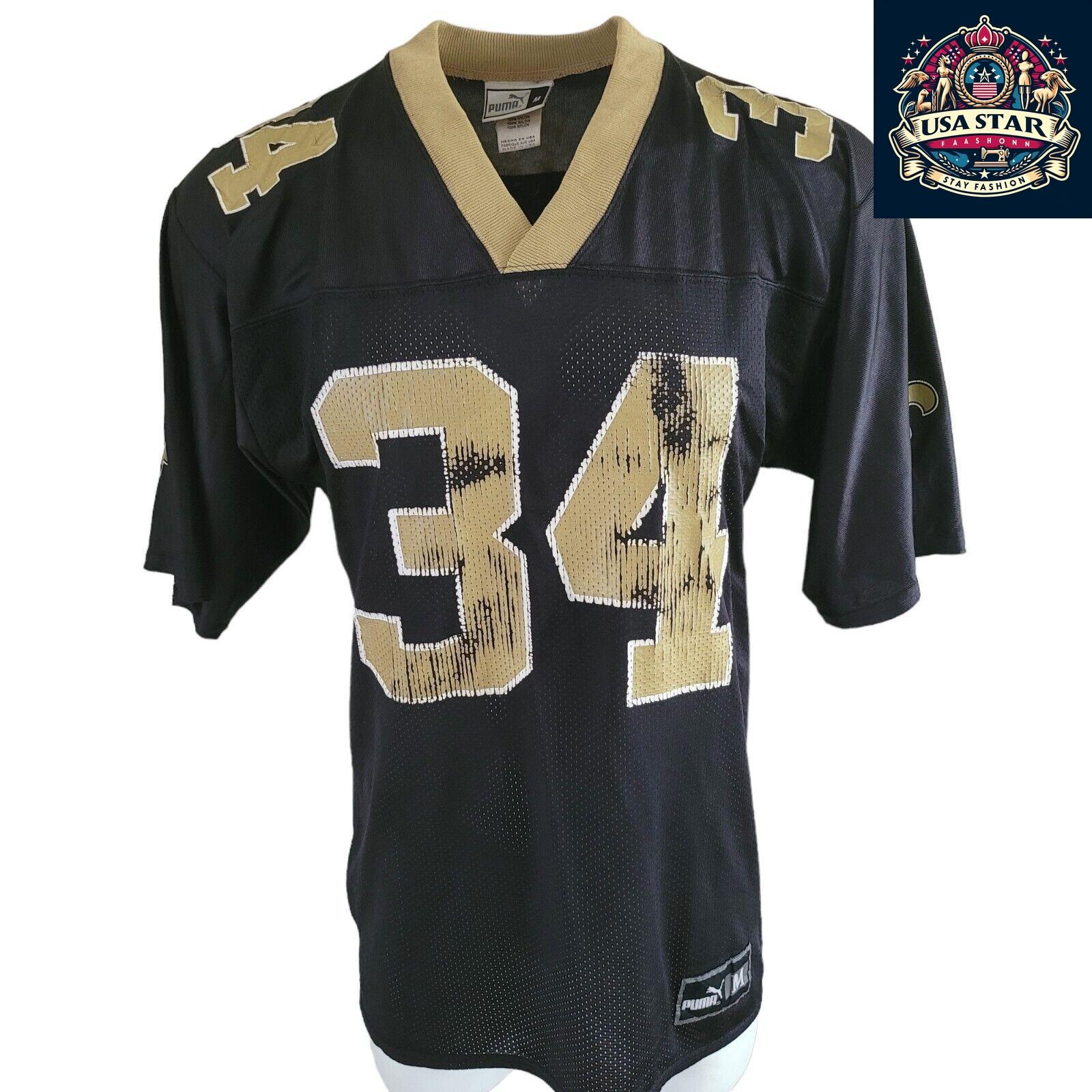 Vintage PUMA NFL New Orleans saints R Williams jersey SZ M - USASTARFASHION