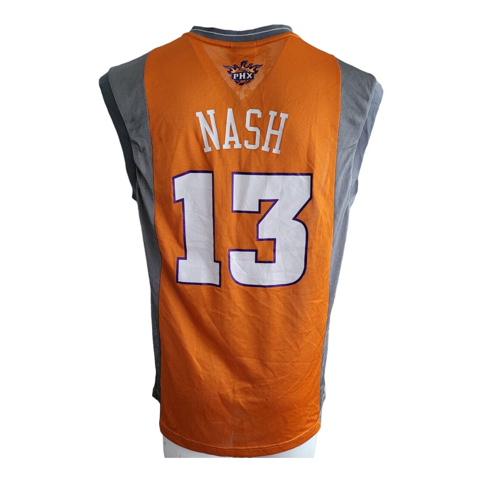 Adidas Steve Nash #13 Phoenix Suns NBA Jersey Men's M Orange-USASTARFASHION