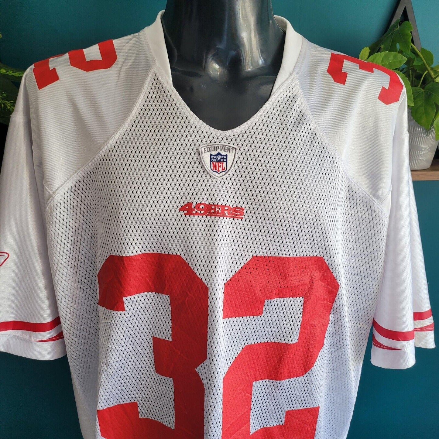 Reebok San Francisco 49ers #32 Lewis Red NFL Jersey - Officially Licensed-USASTARFASHION