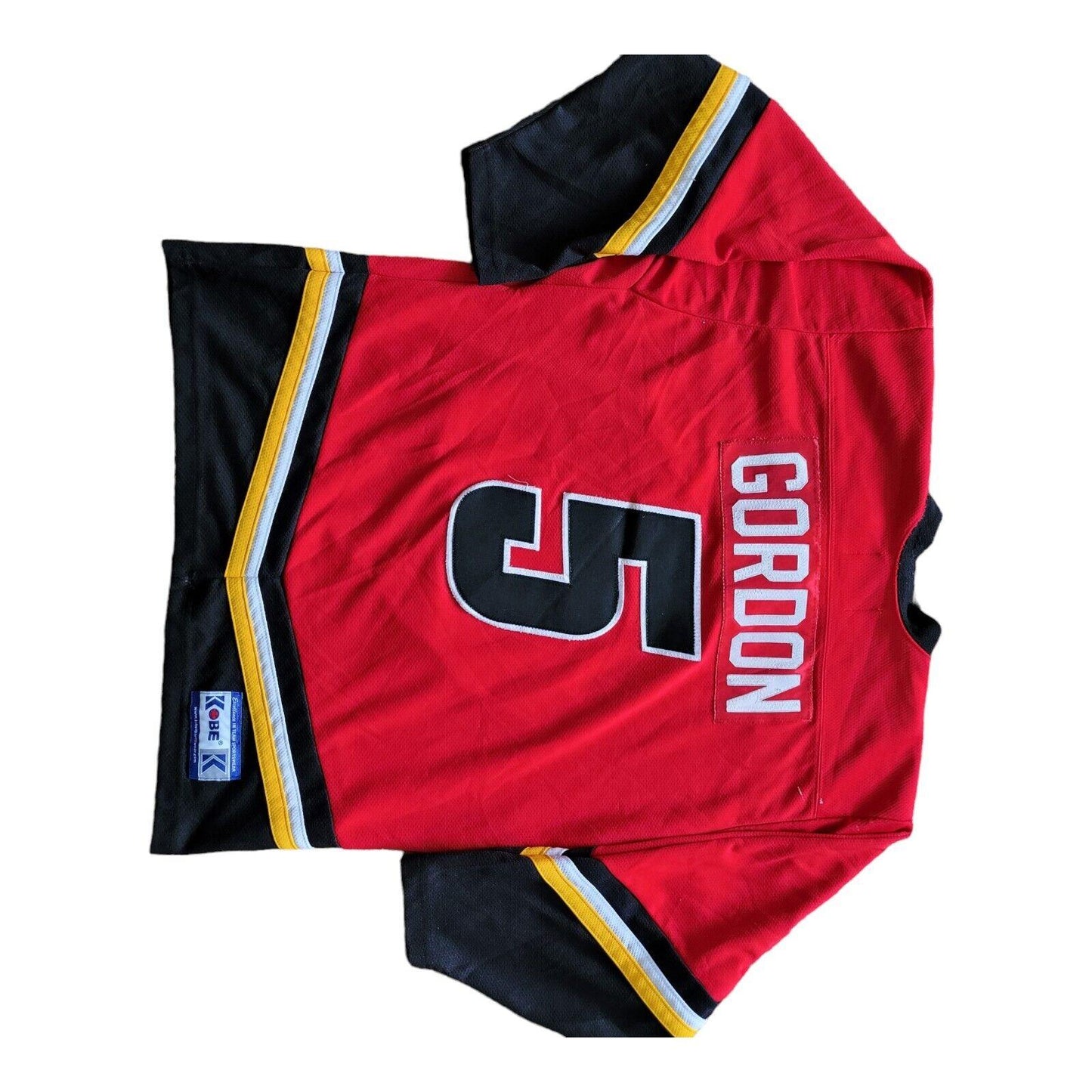 KOBE Canada Classic Flame #5 GTHL Leaside Gordon Hockey Jersey Size S/M-USASTARFASHION