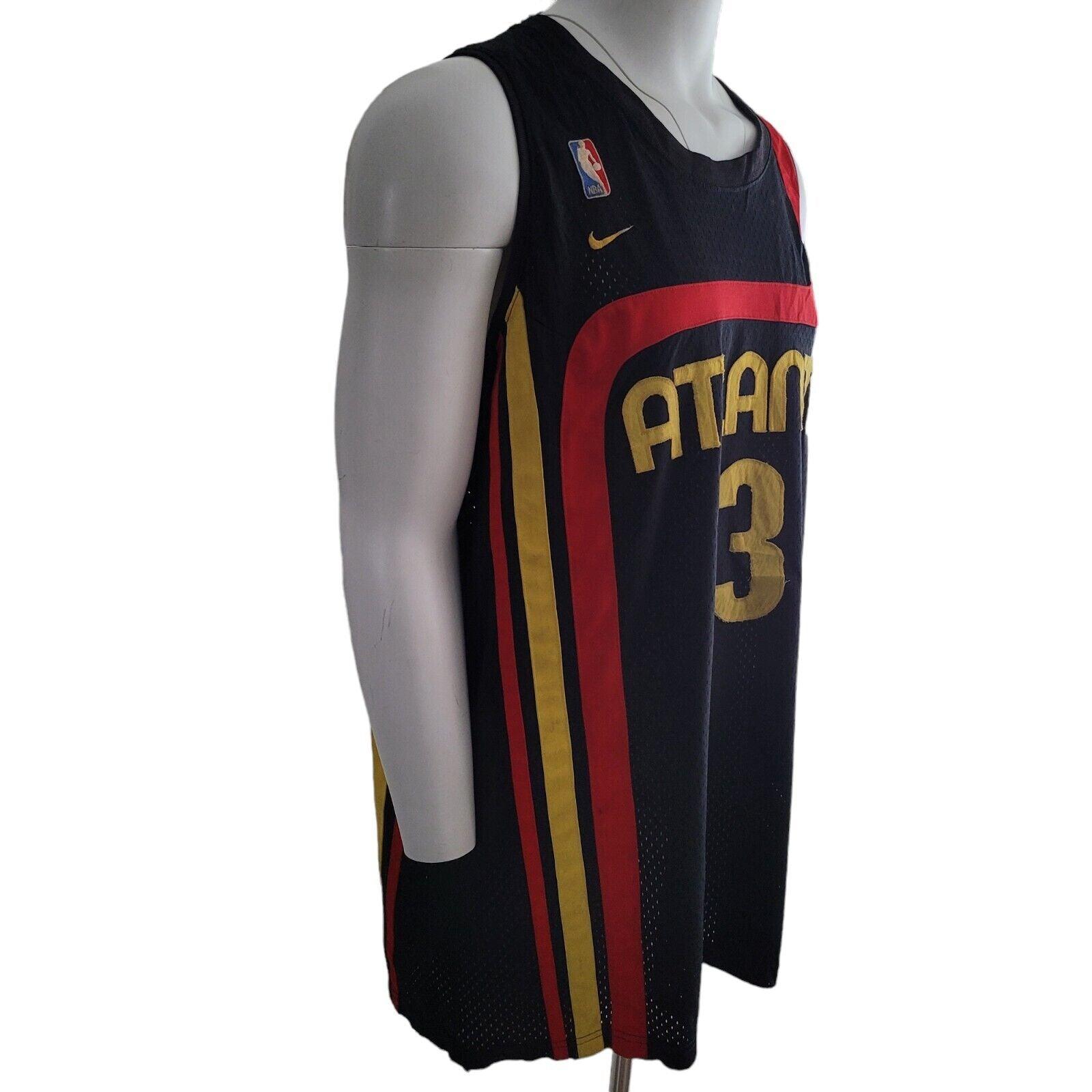 NIKE NBA Atlanta Hawks Shareef Abdur-Rahim #3 Jersey Size 2XLarge-USASTARFASHION