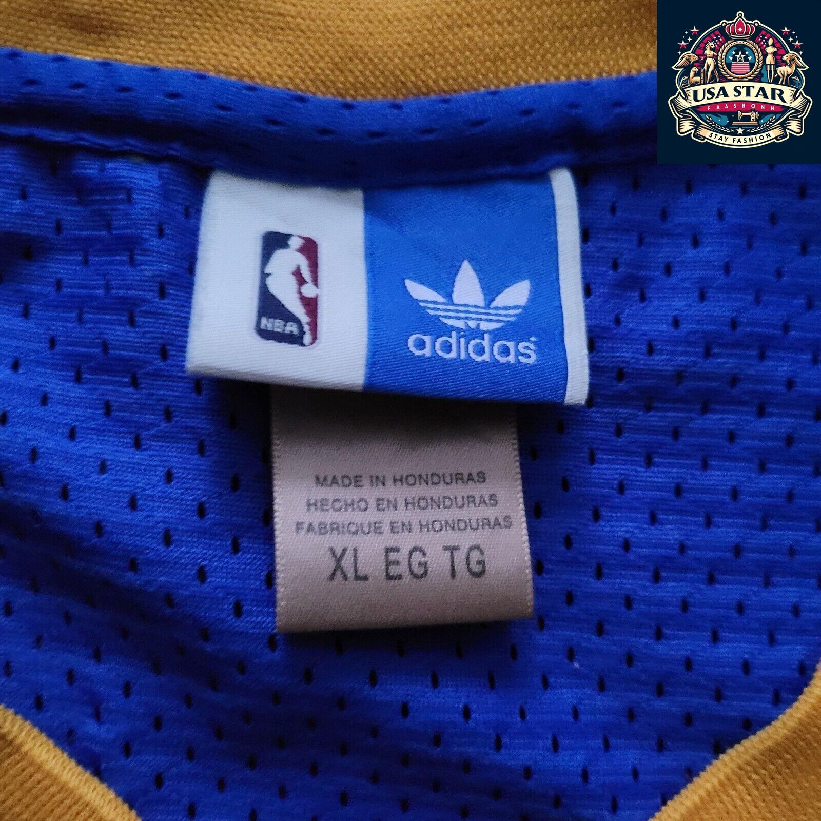 Adidas NBA Hardwood Classics #3 Allen Iverson Denver Nuggets Jersey XL Rainbow Vintage Authentic - USASTARFASHION