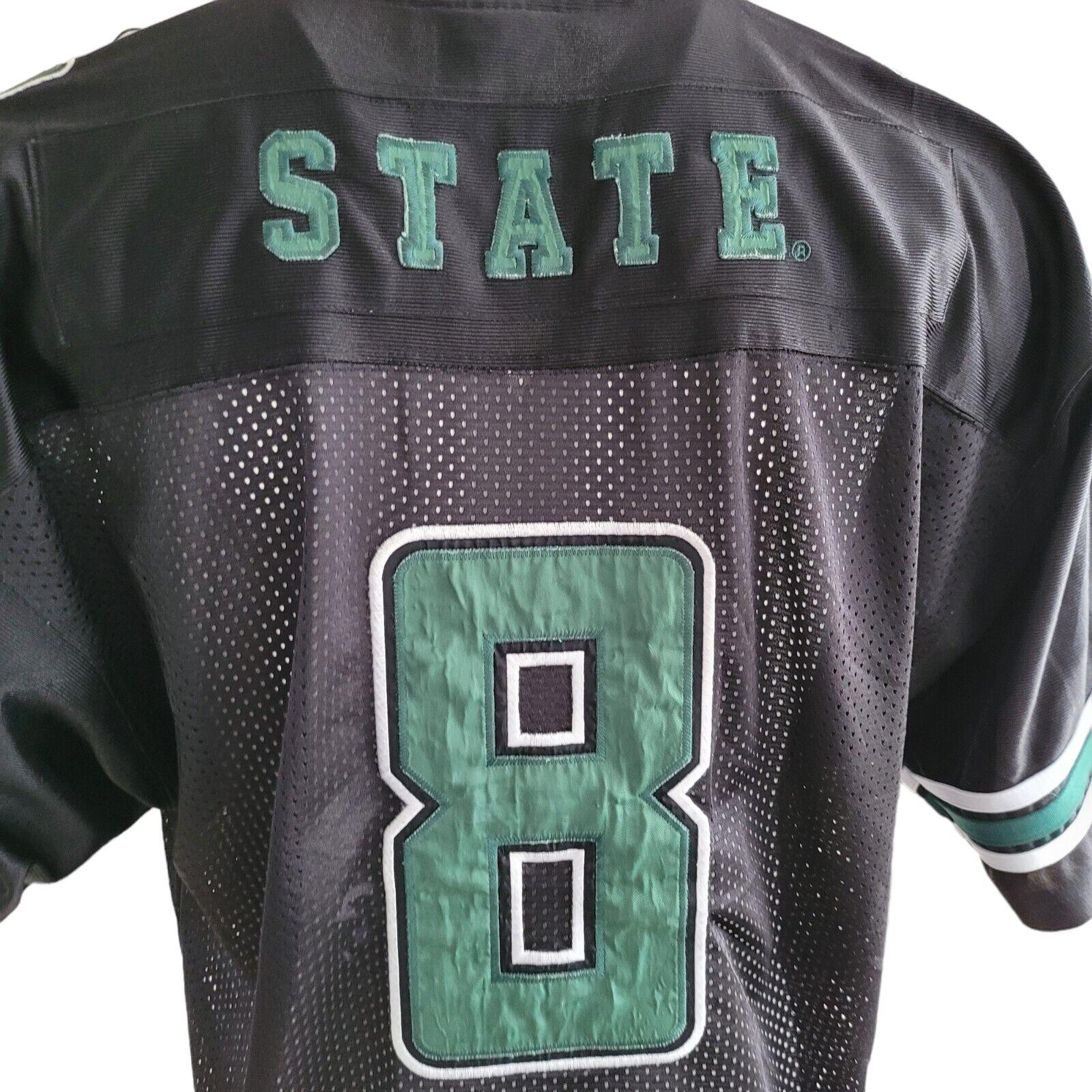 Michigan State Spartans Tate #8 Authentic Adult Jersey - Green and White-USASTARFASHION