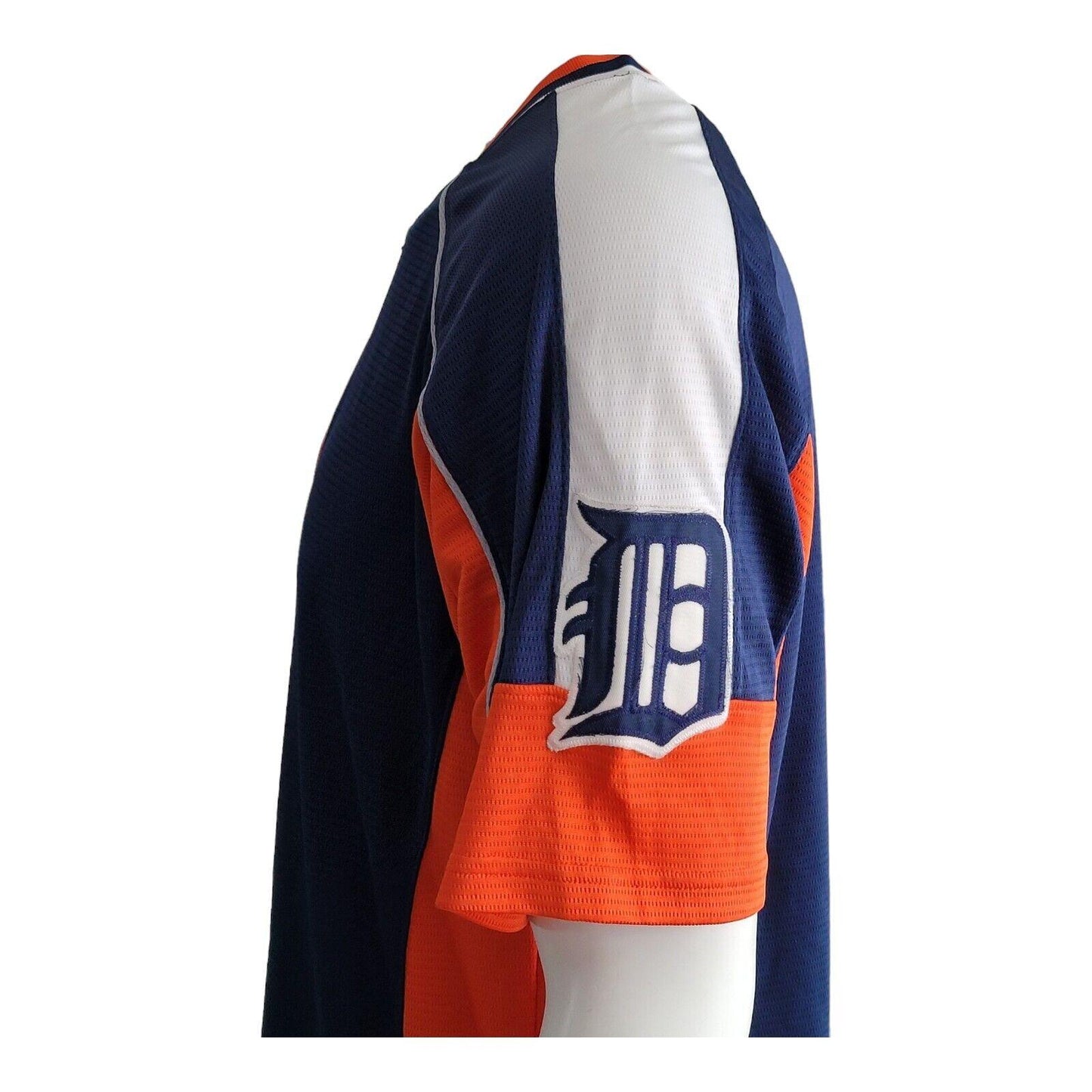 MLB Authentic Majestic Detroit Tigers Baseball Jersey - Size M - Navy/Orange - Genuine MLB Collection-USASTARFASHION