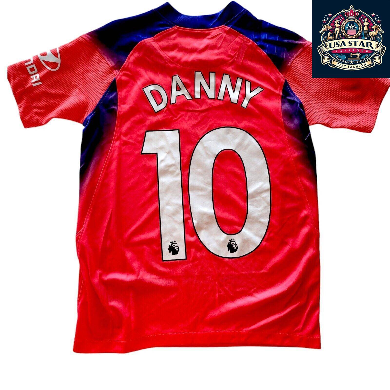 Authentic Nike Chelsea FC Jersey 2021/22 Third Red/Blue Custom "Danny" #10 M New With Tags - USASTARFASHION