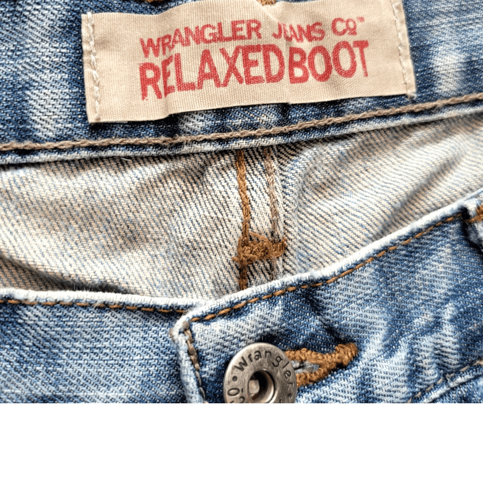 Wrangler Men's Relaxed Boot Jeans 100% Cotton, Size 38x32, Blue Denim