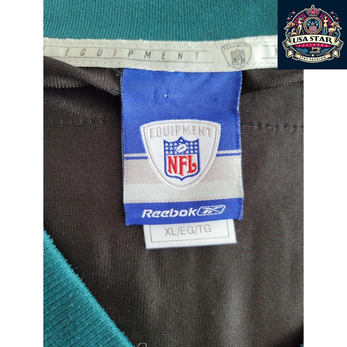 Philadelphia Eagles Jersey #36 Westbrook by Reebok Equipment, Vintage Green & White, Size XL - USASTARFASHION